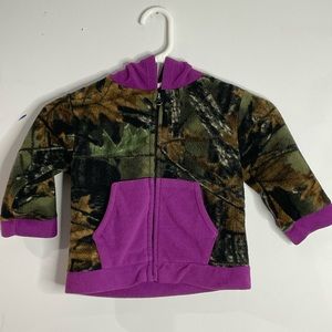 Trail Crest Kids Fleece Jacket Zip Up Size 3T